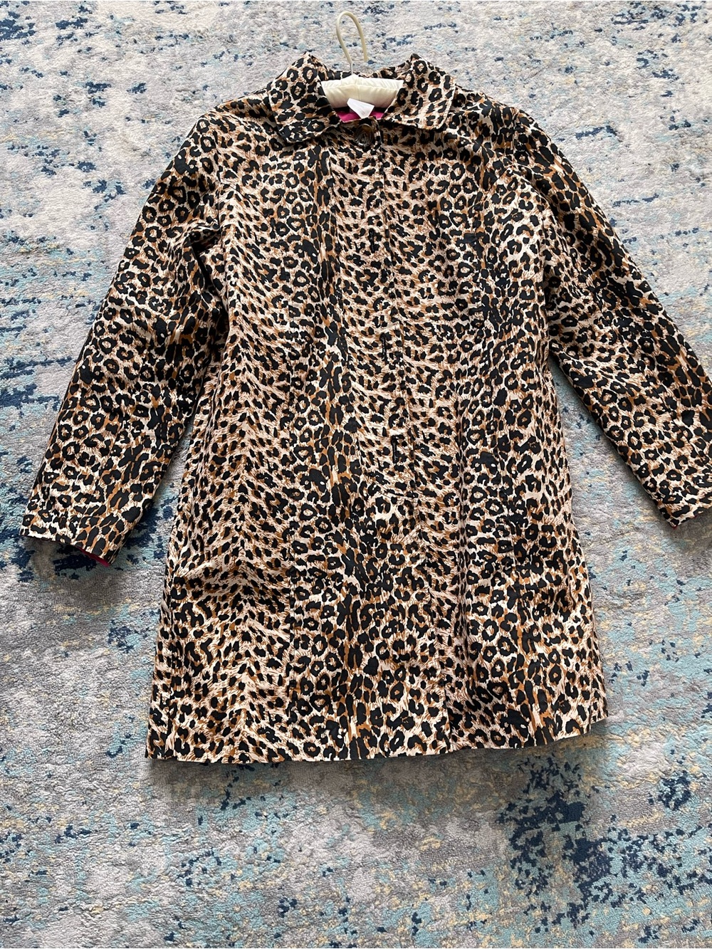 Vintage animal print coat 100% cotton size M